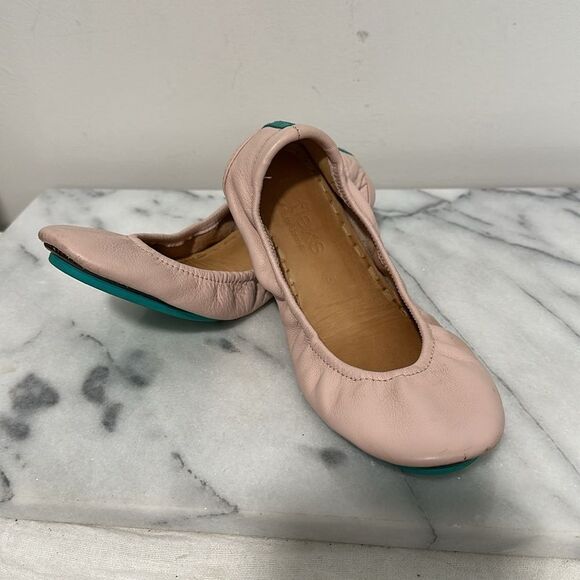 Tieks Pink Leather Ballet Flats Sz 5 - Picture 14 of 14